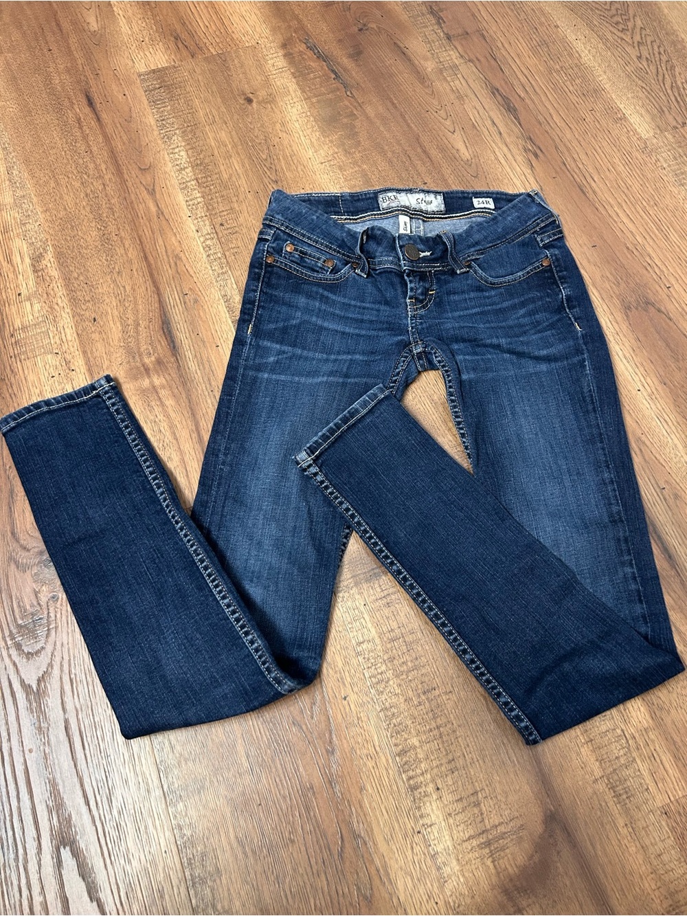 BKE STELLA Women's Dark Blue Stretch Skinny Jeans - 25R
